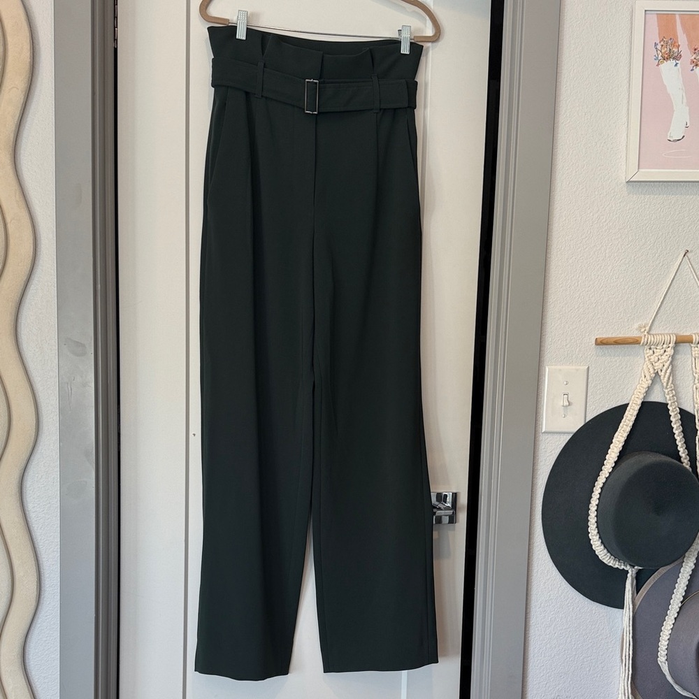 Aritzia Babaton green Jermaine High Rise pant size 12